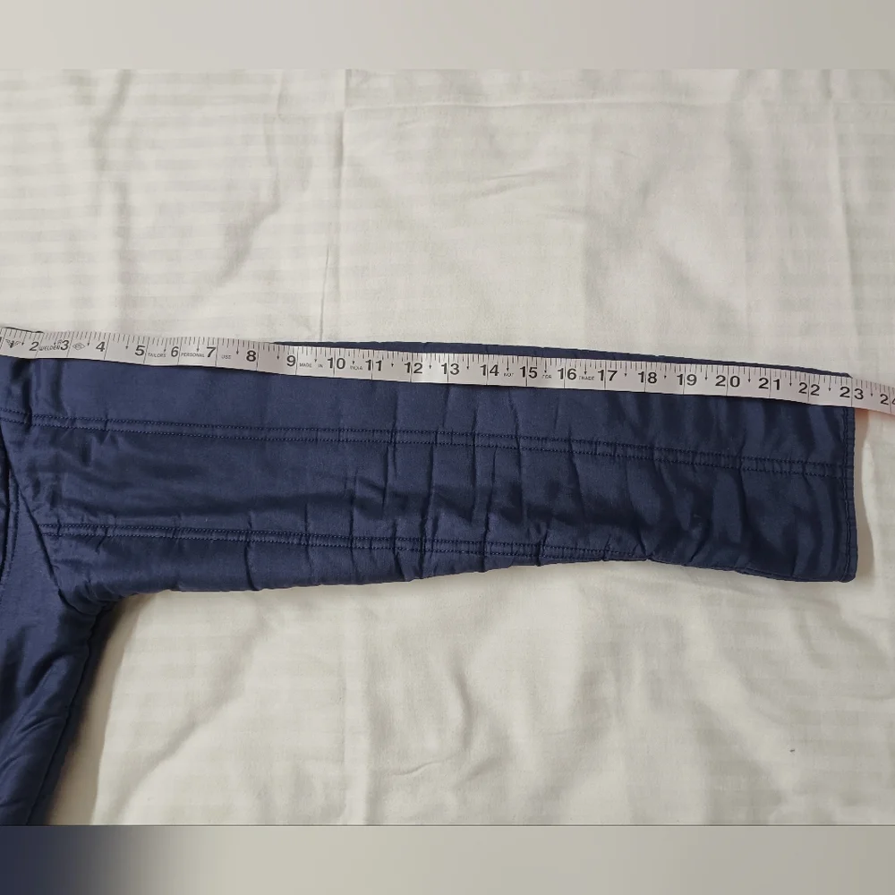 Women's Winter Blue Full sleeve Straight Jacket - Picture 7 of 9